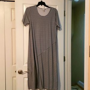 Christopher & Banks Striped Maxi Dress